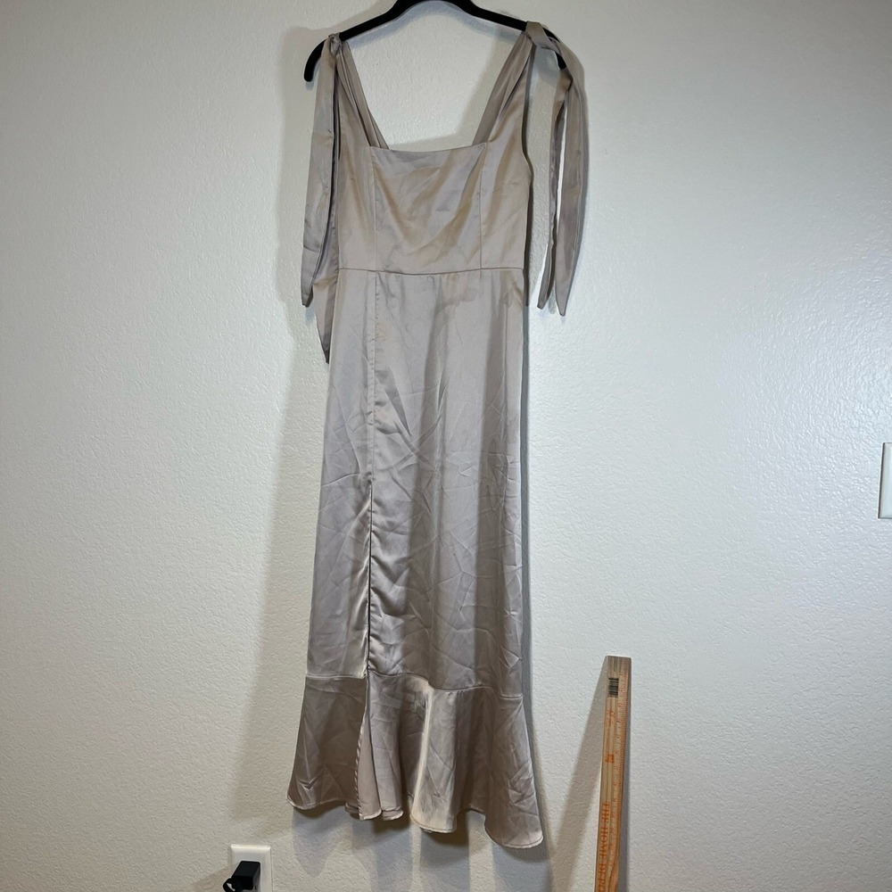 Show Me Your Mumu Champagne Gold Midi Maxi Dress Size Small Bridesmaid‎ - Picture 10 of 10